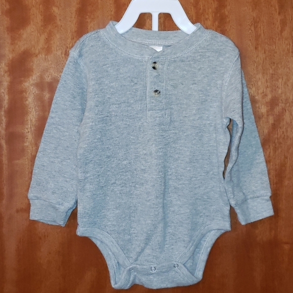 🔷️$8/ea OR 3/$20🔷Like New! Thermal Henley Onesie - Picture 1 of 7